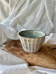 丹波焼　源右衛門窯　しましま小鉢