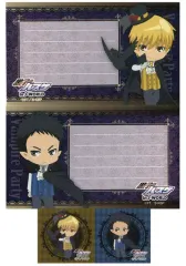 【中古】その他雑貨(キャラクター) 黄瀬涼太＆笠松幸男 キャラクターシート＆ステッカーセット 「黒子のバスケ Vampire Party in J-WORLD TOKYO」 ミニゲーム コウモリくじ C賞