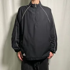 00年代 adidas アディダス プルオーバージャケット アノラックジャケット ピーチスキン  メンズXL相当 