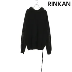 ANN DEMEULEMEESTER ブラック フード付きパーカー XXS ANN DEMEULEMEESTER ブラック フード付きパーカー XXS 2025年