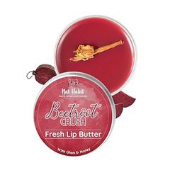 Nat Habitリップバーム　ビートルート 10g Lip Balm Beetroot Crush for Natural Pink Lips & Chapped Lips