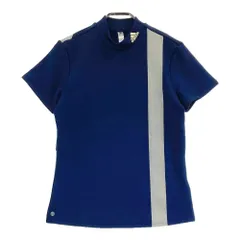 サイズ：L ADIDAS GOLF アディダスゴルフ HG8259 ハイネック 半袖Tシャツ  ネイビー系 [240101512752] ゴルフウェア レディース ストスト