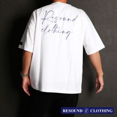 【RESOUND CLOTHING 】 BD icon LOOSE TEE - WHITE / オーバーサイズ アイコンロゴTシャツ / RC31-T-002【メンズ】【送料無料】
