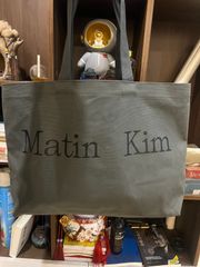 マーティンキム トートバッグ Matin Kim MATIN LOGO ECOBAG OLIVE オリーブ