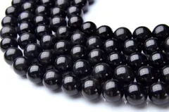 10mm ブラックタイガーアイ １連（約38cm） パワーストーン 天然石 _R1509