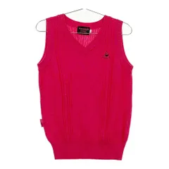 サイズ：M LE COQ GOLF ルコックゴルフ  ニットベスト  ピンク系 [240101418110] ゴルフウェア レディース ストスト