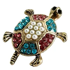 希少☆BOUCHERON☆ブシュロン 亀タートル ヘキサゴンブローチ