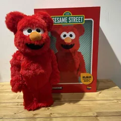 Be@rbrick ベアブリック エルモ 1000% セサミストリート。 セサミストリート』の「エルモ」がコスチュームVer.2.0のBE