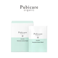 新品 Pubicare Organic ピュビケア オーガニック コットン シート 20枚入り デリケートゾーン 保湿 シート オーガニックコットン 拭き取り ふきとり