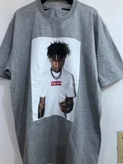 ◆Supreme　シュプリーム　NBAヤングボーイ　Tシャツ　23AW　Mサイズ　グレー　中古◆17478★のサムネイル