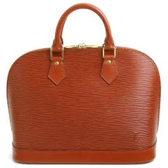 ルイ ヴィトン アルマ PM ハンドバッグ エピレザー ケニアブラウン ゴールド金具 M52143 LOUIS VUITTON（美品）