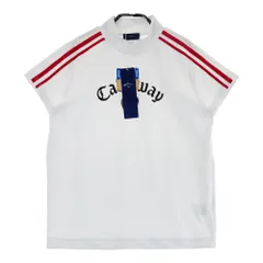 サイズ：S CALLAWAY キャロウェイ 2025年 モックネック 半袖 Tシャツ  ホワイト系 [240101475528] ゴルフウェア レディース ストスト
