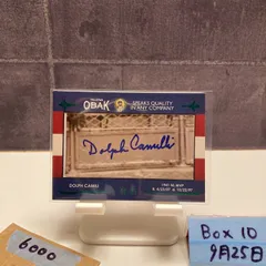 2011 TRISTAR OBAK Dolph Camilli 22/25 直筆サインカード 1941 NL MVP カード