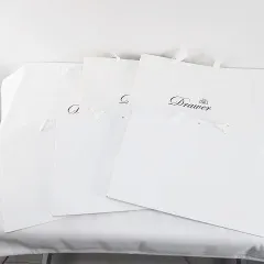 ドゥロワー Drawer 6枚セット 紙袋 ショッパー ショップ袋 純正 付属品 デザイン違い ロゴ 白系 ホワイトのサムネイル