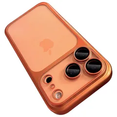 【新品】 iPhone 17 Pro Max 用 ケース マット半透明 指紋防止 黄変防止 メッキ PC ハード カバー いPhone 17 Pro Max 対応 ケース カメラ保護 傷つけ防止 超薄型 軽量 ストラップホール付き ワイヤレス充電対応 アイ 0