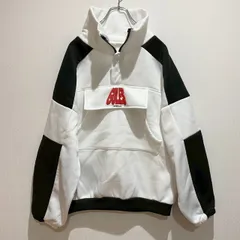 GULES ギュールズ　ユニセックス　アウター　トレーナー　プルオーバー　長袖　スタンドカラー　ハイネック　ハーフジップ　カンガルーポケット　無地　ブランドロゴ　ホワイト　ブラック　LLサイズ　韓国ファッション　ストリート　カジュアル　SU432h862