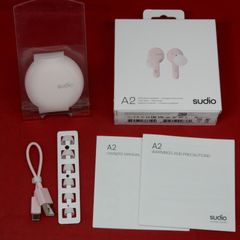 Sudio A2 完全ワイヤレスイヤホン アクティブノイズキャンセリング ピンク