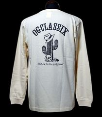 OG Classix オージークラッシックス ロングスリーブTシャツ (CACTUS) 5.6L/S T-SHIRTS カラー：ナチュラル 6,380円(内税)