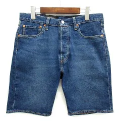 未使用品 リーバイス Levi's 501 ストレッチ デニム ショートパンツ ハーフパンツ 36512-0152 ダークブルー 32