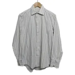 未使用級✨ サルヴァトーレフェラガモ 長袖シャツ ストライプ メンズ ブルー 楽天市場】フェラガモ（カジュアルシャツ｜トップス）：メンズ