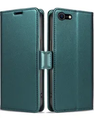 新品 【Junzc】iphone se2 ケース 手帳型 アイホン se3/7/8ケース手帳型 iphone se 第3世代 第2世代 ケース 人気 耐衝撃 落下防止 おしゃれ サイドマグネットワイヤレス充電対応 スタンド機能付 財布型本革高級おしゃれレザー