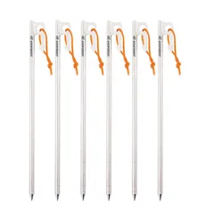 『大特価』 20cm/25cm/30cm/40cm 高強度 4本/6本/8本/16本セット 超軽量 テント用 固定ロープ付き タープ用 アウトドア/キャンプ 反射材入り 用品 レーザー一体化溶接 岩場 チタンペグ 砂浜 チタン製 砂利 ペグ 硬い土 【新開発】のサムネイル