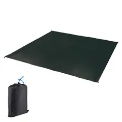 【特価商品】日除け コンパクト 防水シート耐摩耗 レジャーシート キャンプ 軽量 登山 タープ ピクニック ハンモック グランドシート 収納バッグ付き (150 220 × テントシート 220 cm YAPJEB ブラック)のサムネイル