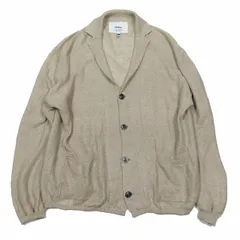 ノーリーズ Nolley's リネン カーディガン 長袖 カットソー M グレージュ/6 メンズ レディースのサムネイル