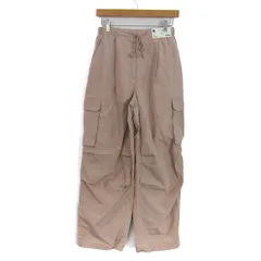 ジーユー パラシュートカーゴパンツ ボトムス 未使用品 レディース Mサイズ ピンク GU