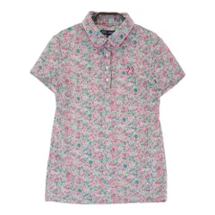 サイズ：0 23区GOLF ニジュウサンクゴルフ  半袖ポロシャツ 花柄 ピンク系 [240101445663] ゴルフウェア レディース ストスト