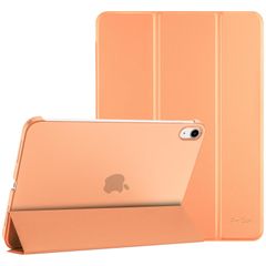 新品 11世代/10世代 iPad ケース iPad（A16）11インチ 2025/10.9インチ 2022通用 軽量 ProCase 耐衝撃 三つ折り スタンド スマートカバー（オレンジ）