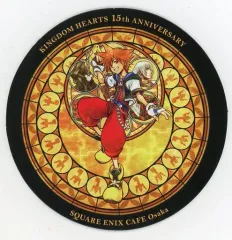 【中古】コースター(キャラクター) ソラ(イエロー/笑顔) コースター 「キングダムハーツ×SQUARE ENIX CAFE OSAKA」 ドリンク注文特典