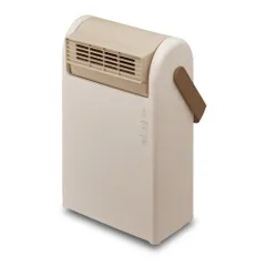 上を向く大風量セラミックヒーター Pocara アイボリー CHY-125(IV)　暖房 動かせる送風口 風向き自在 部屋干し 衣類乾燥 3段階切替 送風機能 切タイマー 安全設計 チャイルドロック ハンドル付き