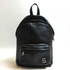 バレンシアガ バッグ Bロゴ バックパック ブラック リュックサック ロゴ ABランク レザー 580026 中古のサムネイル