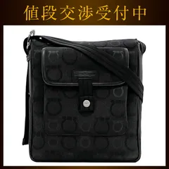 サルヴァトーレ フェラガモ ショルダーバッグ ブラック ガンチーニ 美品