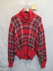 アメリカ古着 Babe Didrikson オフタートルネックニットセーター