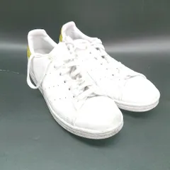 ◇ Θ adidas アディダス GY9385 スタンスミス スニーカー サイズ24 ホワイト マスタード レディース E  【1502180047589】