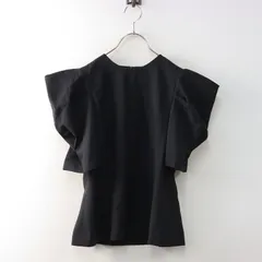 美品 シーニュ cygne とんがりトップス 半袖 ブラック とんがりトップス半袖 Emily ブラック | Cygne