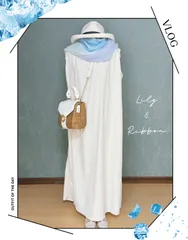 86.新品タグ付き♡バックリボンワンピース♡白ワンピース 秋 秋服 秋コーデ