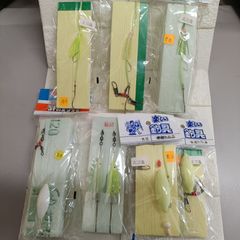 釣具屋　オリジナル仕掛け　太刀魚　仕掛　50　種類いろいろ　計7袋　タチウオ　釣具　釣り用品　夜光　替針　釣り糸　釣り針　まとめ売り　釣り引退セット　※2330