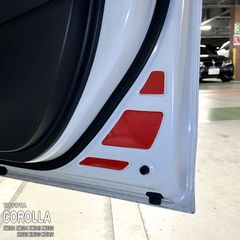 【松印】車種専用 リフレクターステッカー トヨタ カローラ セダン ZWE211 ZWE214 ZWE215 ZWE219 ZRE212 NRE210 MZEA17 ハイブリッド WXB