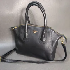 zucchero filato ズッケロ　フィラート　ハンドバッグ　2way　ショルダーバッグ　ブラック