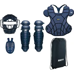 【良品】ZETT 一般軟式キャッチャー防具セット 楽天市場】ゼット 軟式 キャッチャー防具 4点セット ZETT 【野球