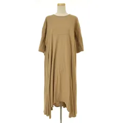 【mizuiro-ind】アシンメトリー七分袖ワンピース