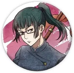 【中古】バッジ・ビンズ 禪院真希 「呪術廻戦 渋谷事変 缶バッジコレクション えもデコver.」