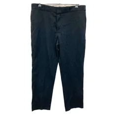 Dickies ワークパンツ W42 ブラック ビッグサイズ 古着卸 アメリカ仕入 2504-329