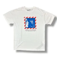 参考上代7480円 CHALLENGER 22AW DOWN HILL TEE ダウンヒル プリント Tシャツ チャレンジャー CLG-TS-022-017 ホワイト XL  86358A3