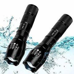 ２本セット　USB充電式 LED懐中電灯 LEDランプ 高輝度ライト 防水