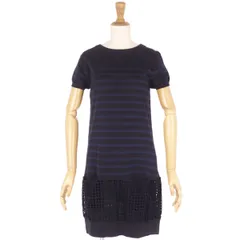 美品　サカイ　ボーダー　ワンピース sacai - sacai サカイ ボーダーワンピースの通販 by 天の川