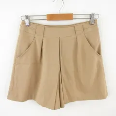 エニィスィス エニシス anySiS ショートパンツ キュロット ストレッチ ベージュ 2 *T617